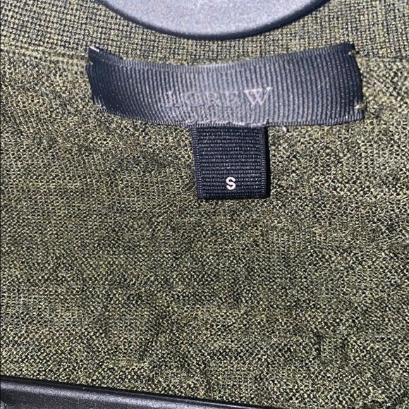 JCREW army green merino wool cardigan S - Picture 5 of 10